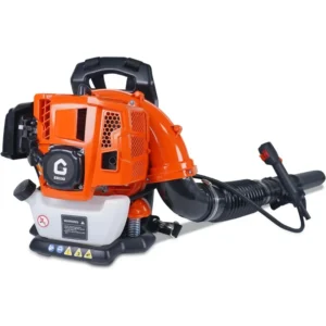 Backpack Leaf Blower, 52CC 2-Stroke Gas Blower with 780 CFM 270 MPH, 2.2HP Portable Garden Debris Blower, Orange